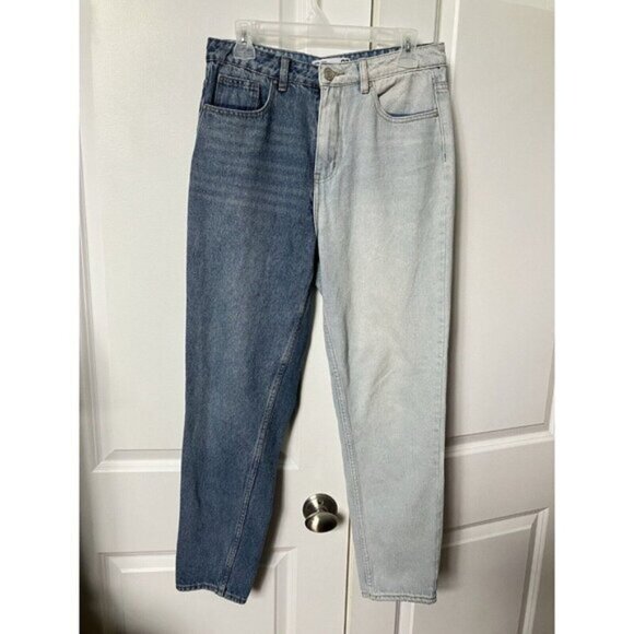 Refuge Two Tone Mom Jeans Youth Womens Size 7 30 - Picture 3 of 3